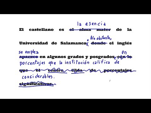 Vocabulario impropio e impreciso (corrección de texto 5)