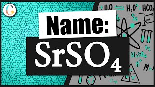 How to name SrSO4