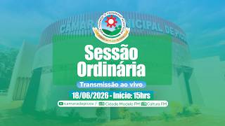 18.06.26 | Sessão Ordinária Câmara Municipal de Picos | 2º Ano - 20ª Legislatura | 🎥 AO VIVO