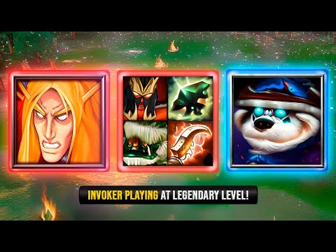 BEST INVOKER IN THE WORLD? (MASTERPIECE REFRESHER COMBO🔥) | DOTA 1 INVOKER