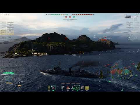 World of Warships 12-30 British Tier X Cruiser: Plymouth