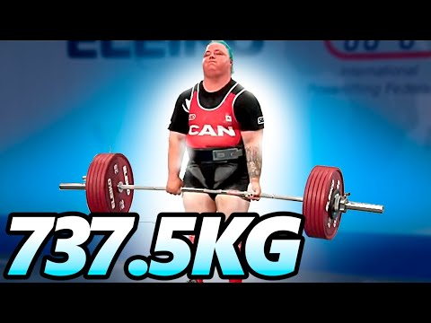 Brittany Schlater: The STRONGEST Female Powerlifter in The World at +84kg Class