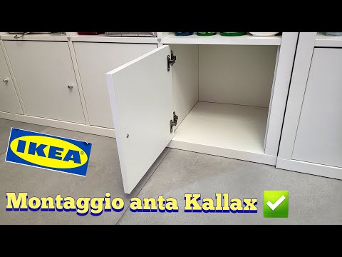 Guida al montaggio della struttura interna con anta per Kallax | Sportello Ikea | How to Diy