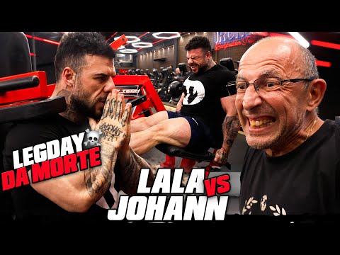 JOHANN VS LAÉRCIO | TREINO DE PERNAS ÉPICO *ÊNFASE NO QUADRÍCEPS*
