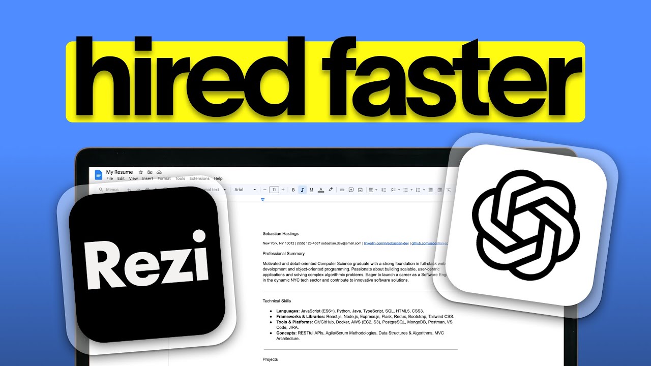 ChatGPT vs Rezi: The Best Way to Write a Resume? video thumbnail