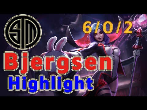 Highlight TSM Bjergsen LeBlanc MID vs Syndra Patch 7.3