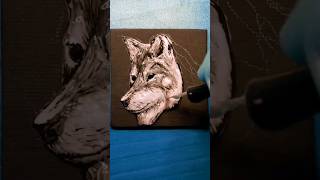 Solitude vs loneliness. visually similar. mentally, many light-years apart. #artist #artwork #wolf