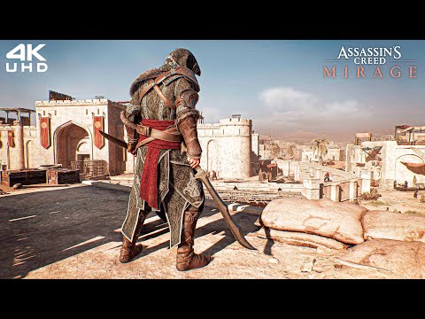 Assassin's Creed Mirage - Aggressive Stealth Kills (Jailbreak Mission) 4K UHD 60fps