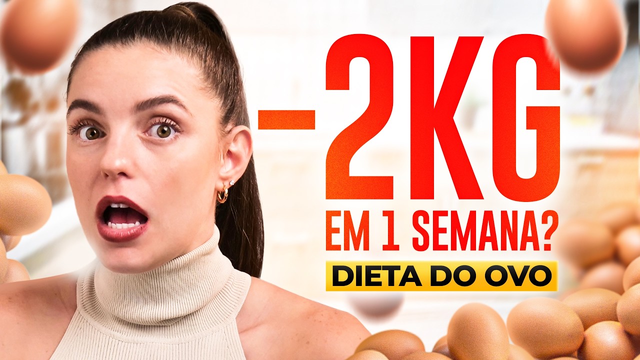 DIETA DO OVO PARA EMAGRECER (RÁPIDO) EM 1 SEMANA!
