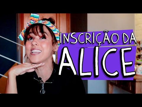 FUTURO EX-PORTA – INSCRIÇÃO DA ALICE