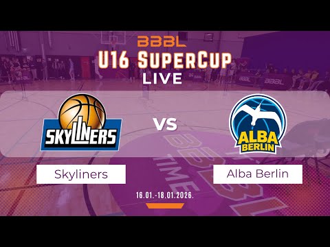 Alba Berlin 2010 vs Skyliners 2010 | BBBL U16 SuperCUP | SEMI-FINALS