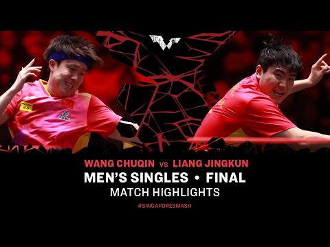 Wang Chuqin vs Liang Jingkun | MS Final | Singapore Smash 2024