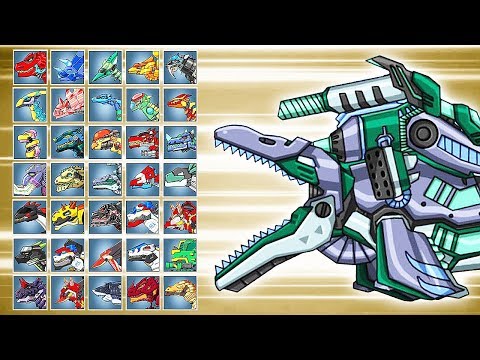 Dino Robot Battle Arena: Mosasaurus (Assembly + Fights) | Eftsei Gaming