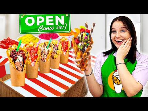 Mein eigener BUBBLE WAFFEL Laden in der Küche ! 😳  - Celina