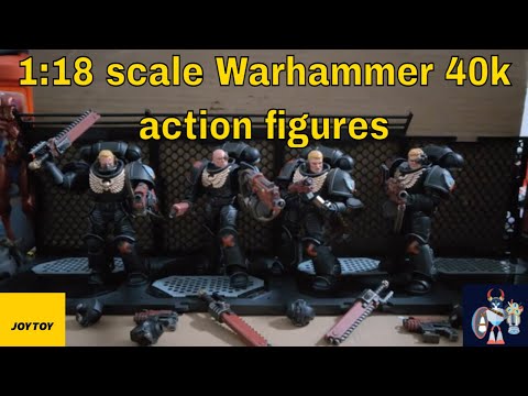 JoyToy X Warhammer 40k Blood Angels Death Company Intercessors 1:18 scale action figures. So good!