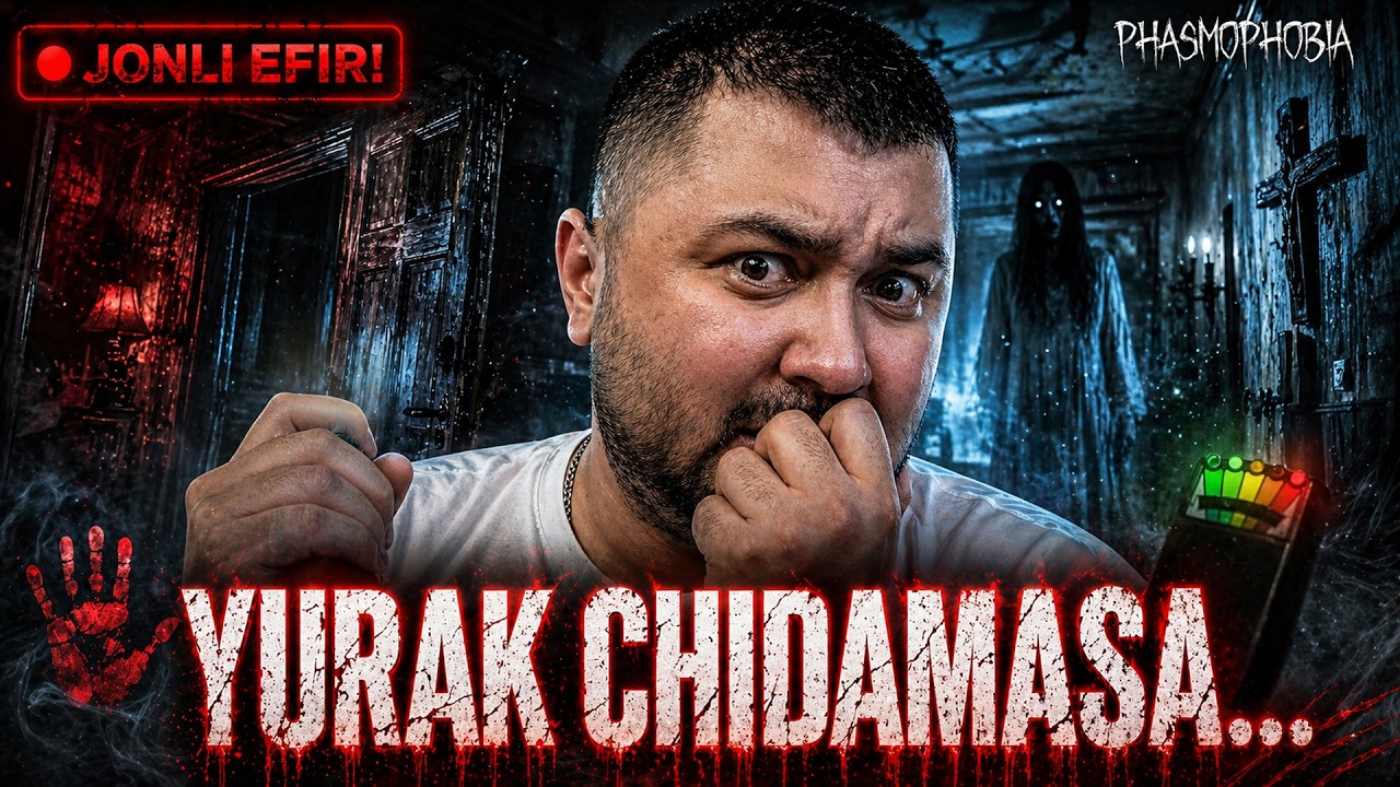😨 YURAK CHIDAMASA KIRMANG! – PHASMOPHOBIA (Jonli Efir)