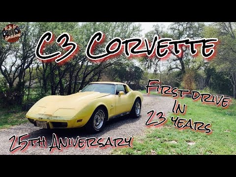 C3 Corvette barn find-first drive in 23 years. Build part1