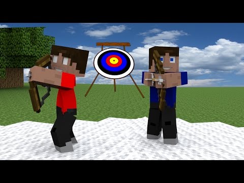 Camp Stories Minecraft Animation - Archery Challenge Episode 5