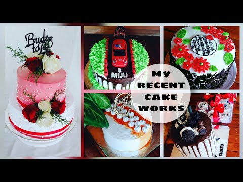 my recent cake works ✨🤗