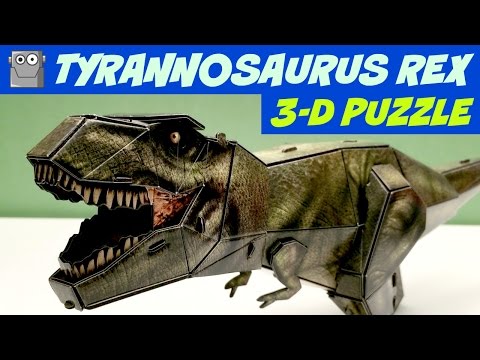 TYRANNOSAURUS REX AGE OF DINOS 3-D Puzzle Video