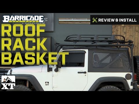 Jeep Wrangler Barricade Roof Rack Basket - Textured Black (1987-2016 YJ, TJ, & JK) Review & Install