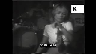 1975 Blondie Performing &quot;Little Girl Lies&quot; At The CBGB | Premium Footage