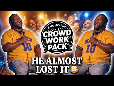 For Once, Nate Jackson Couldn’t Stop Laughing 😂🔥 Crowd Work Pack 2026