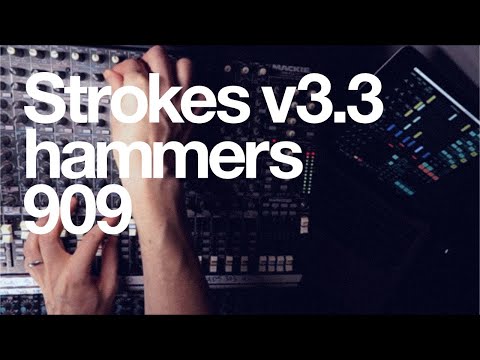 Strokes v3.3 hammering the Roland TR-909