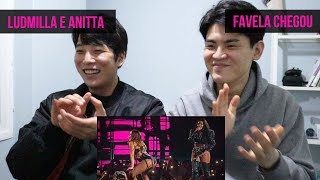 COREANOS REAGINDO Ludmilla e Anitta - Favela Chegou - DVD Hello Mundo (Ao Vivo)  [REACT]