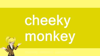 cheeky monkey