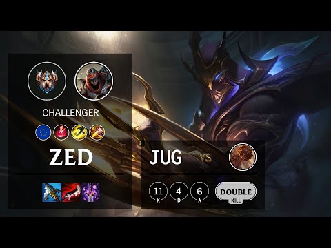 Zed Jungle vs Taliyah - EUW Challenger Patch 10.25b
