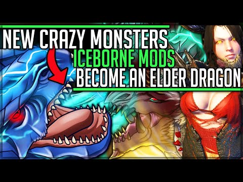 TWO NEW MONSTERS - Become An Elder Dragon - God VS Pro/Noob - Monster Hunter World Iceborne PC Mods!