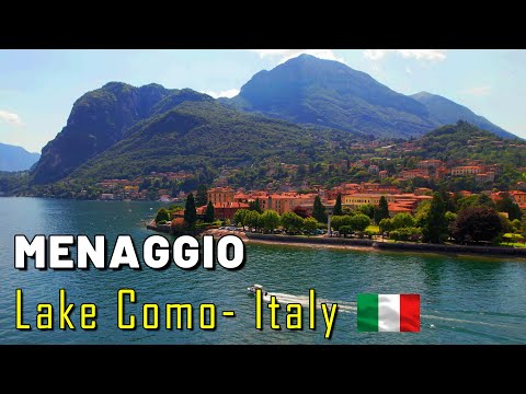 Menaggio Lake Como Italy  Drone 4k, Lago di Como