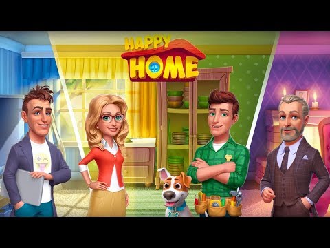 HAPPY HOME - DESIGN & DECOR - #1 android gameplay, mobi