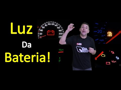 luz da bateria acesa, o que pode ser I o que fazer?