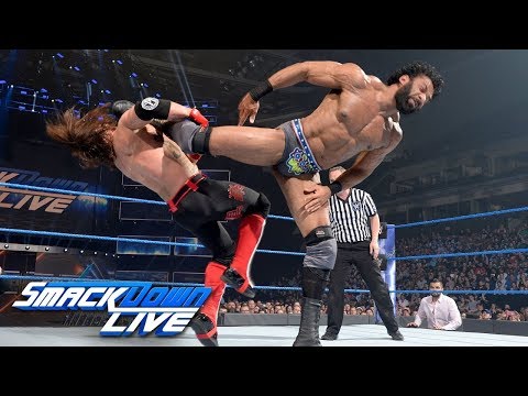 Jinder Mahal Vs AJ Styles WWE Championship Full Match HD 7/11/2017
