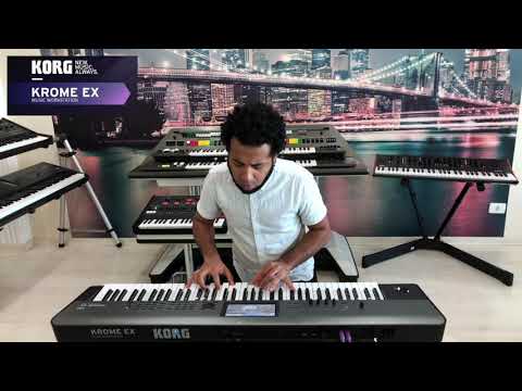 KORG KROME EX , DEMO NA CLASSIC KEYBOARDS , COM HERBERT MEDEIROS