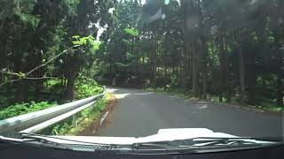 【FDR-X3000】　滝沢峠　会津若松市市道　国道49号線（滝沢バイパス区間）旧道 2019/5/26