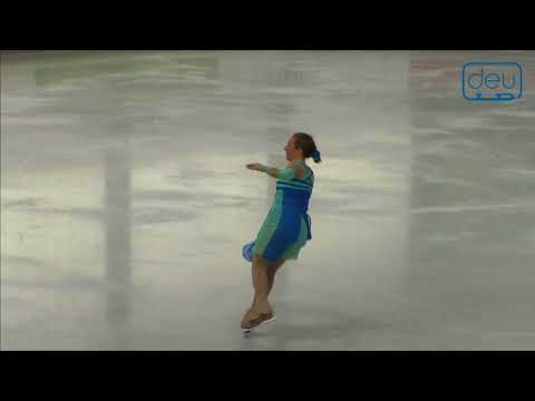 Nina Von Ehr. Oberstdorf 2018. Gold Ladies II FS. 10 place