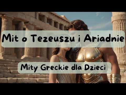 Mit Tezeusz i Ariadna🏛️| Mity Greckie dla Dzieci| Lektura obrazki #mitygreckie #bajka #lektura #mity