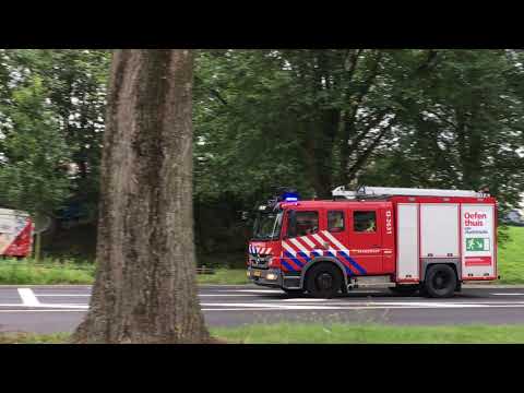 Brandweer Pieter met spoed naar gaslucht (meting)in Amsterdam