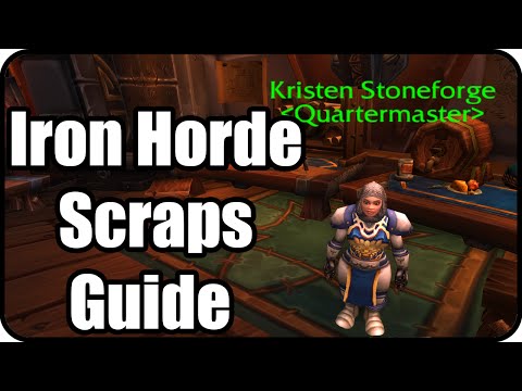 WoW: Iron Horde Scraps Farming Guide - Iron Docks - Patch 6.2