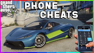 GTA 5 - PHONE CHEATS [2023] (Money, Tow Trucks, GirlFriend)