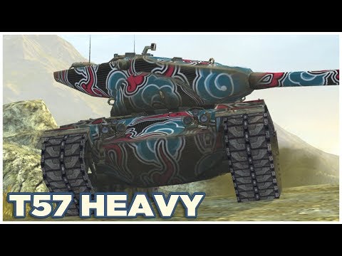 T57 Heavy Tank • DRUM OF DOOM • WoT Blitz Gameplay