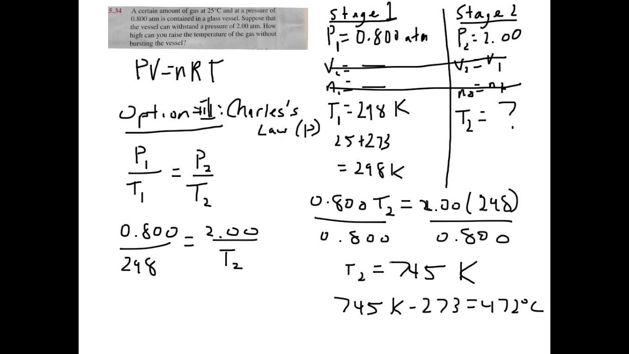 Chapter 5 - Gases, 5.34