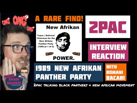 RARE 2pac Interview Ft Bomani Bacari 1989 | 2PAC TALKING BLACK PANTHERS & NEW MOVEMENT | UK REACTION