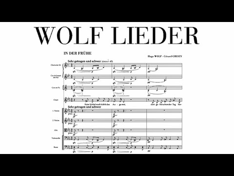 Gerard Grisey - Wolf Lieder [w/score]