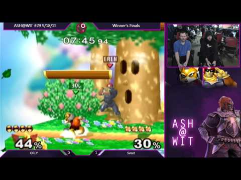 ORLY (Falcon) vs Sveet (Fox) - ASH@WIT #29 Melee Winner's Finals