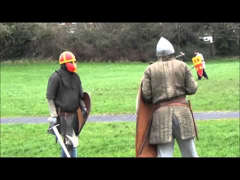 Historia Normannis Winchester - Robert vs Ralph Sword Training #3