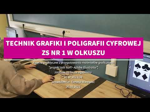Illustrator - Projekt talii kart - ZS Nr1 w Olkuszu - TGIPC kl.2c - Zajęcia praktyczne